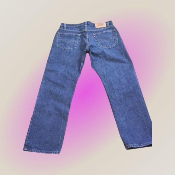 Vintage Levi’s 505 Men’s Jeans Straight Leg Classic Blue Denim USA 34-30 - Picture 5 of 7